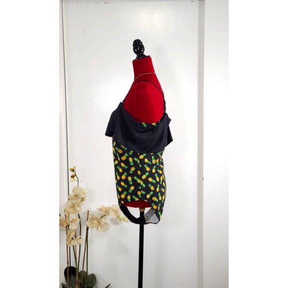 Mrs. Spicy Women's Sexy Cute design One-piece Black Pineapple Swimwear XL 1089 - Picture 3 of 11